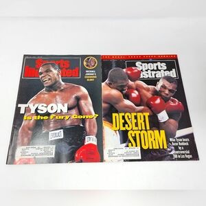 2 Sports Illustrated Mike Tyson March & June 1991